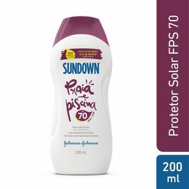 PROTETOR SOLAR SUNDOWN PRAIA E PISCINA FPS 70 200ML