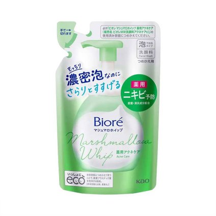 ESPUMA DE LIMPEZA FACIAL BIORÉ MARSHMALLOW WHIP ACNE CARE REFIL 130ML