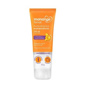 HIDRATANTE FACIAL MONANGE UNIFORMIZADOR FPS25 50G