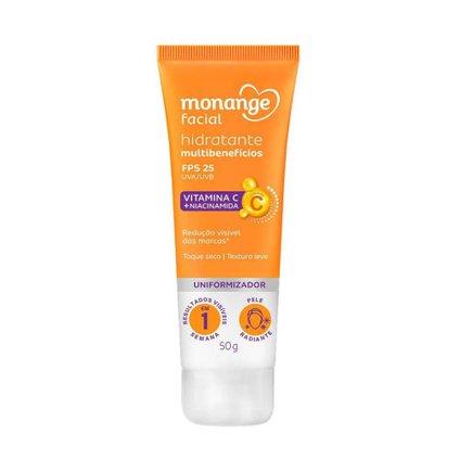 HIDRATANTE FACIAL MONANGE UNIFORMIZADOR FPS25 50G