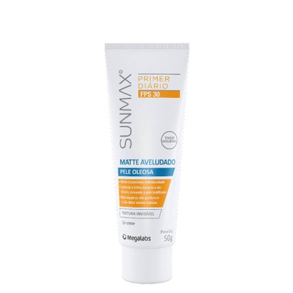 PROTETOR SOLAR SUNMAX MATTE AVELUDADO PELE OLEOSA FPS 30 50G