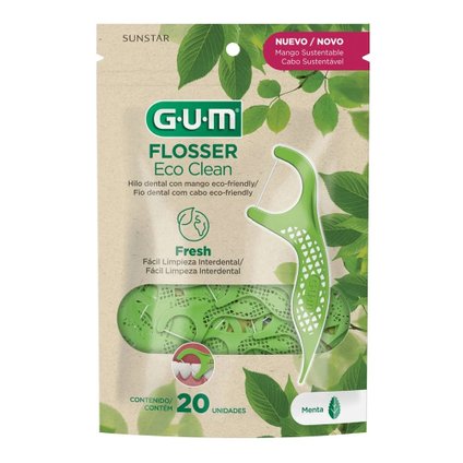FIO DENTAL GUM FLOSSER ECO CLEAN 20 UNIDADES