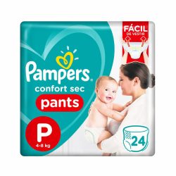 Fralda Pampers Confort Sec Pants P Com 24 Unidades