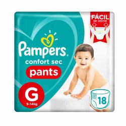 Fralda Pampers Confort Sec Pants G Com 18 Unidades