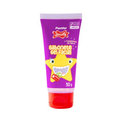 SABONETE GEL FACIAL PANVEL DOCILE ESTRELINHA DOS SONHOS 50G