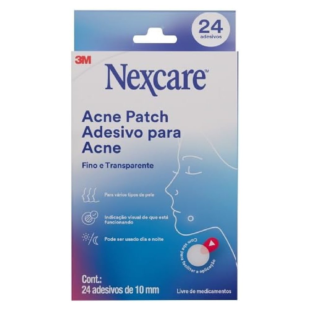 Adesivo Para Acne Nexcare Patch 24 Unidades