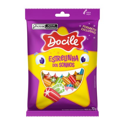 BALA DOCILE ESTRELINHA DOS SONHOS 70G