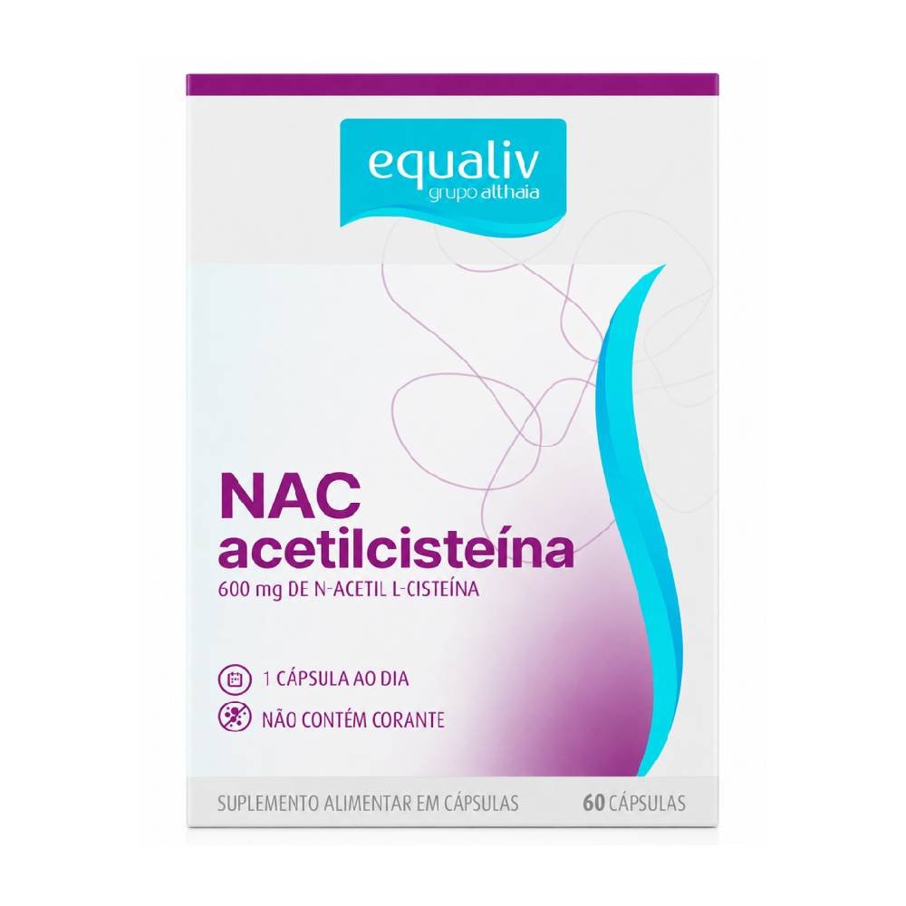 Nac Acetilcisteina Equaliv 600mg 60 Cápsulas