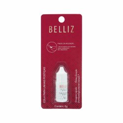 Cola Para Unhas Postiças Com Pincel Belliz 5g
