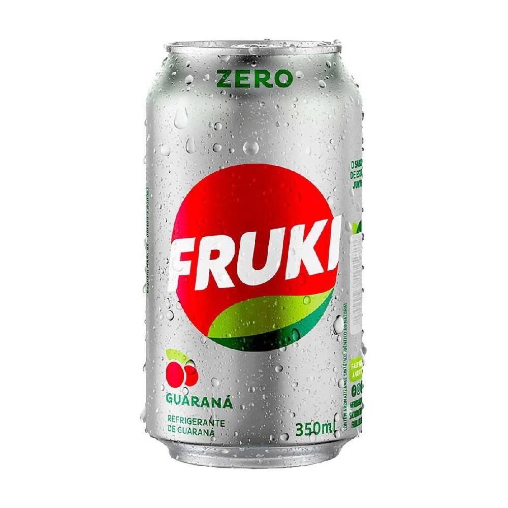 Refrigerante Fruki Guaraná Lab Zero 350ml