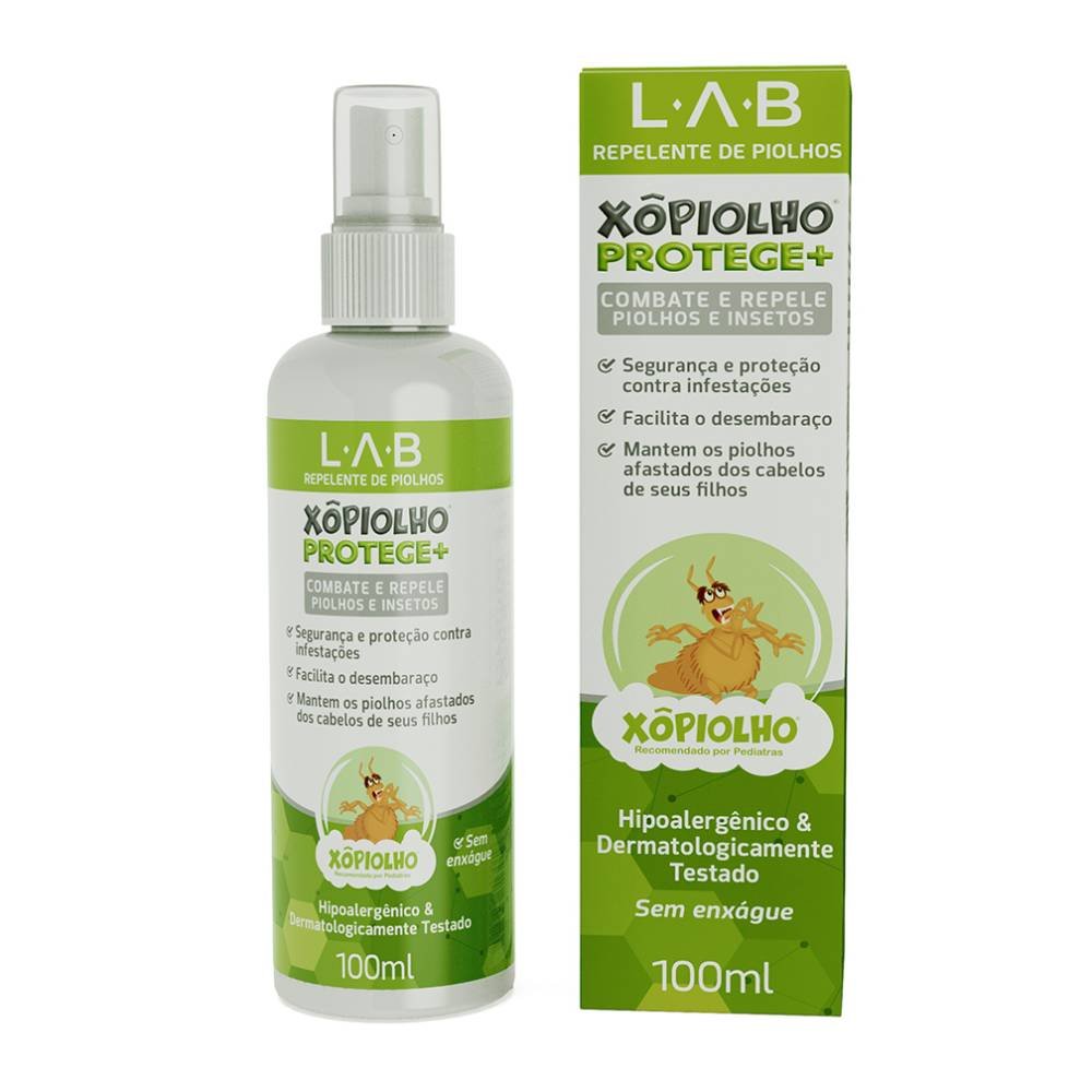 Repelente De Piolhos E Insetos Xô Piolho Protege+ 100ml