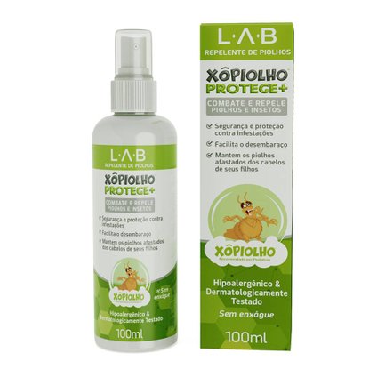 REPELENTE DE PIOLHOS E INSETOS XÔ PIOLHO PROTEGE+ 100ML