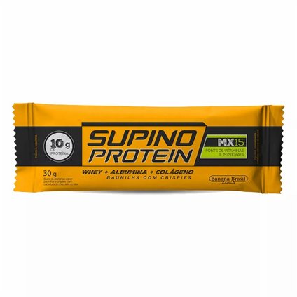BARRA SUPINO PROTEIN BAUNILHA COM CRISPIES 30G