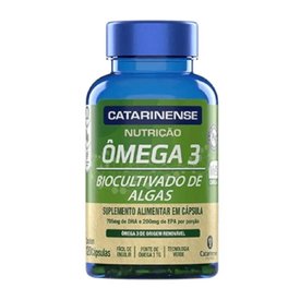 ÔMEGA 3 BIOCULTIVADO DE ALGAS CATARINENSE 120 CÁPSULAS