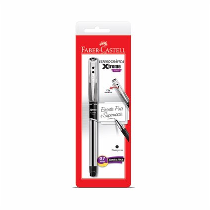 CANETA FABER-CASTELL EXTREME PRETA 0.7