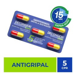 Decongex Gripe 5 Cápsulas
