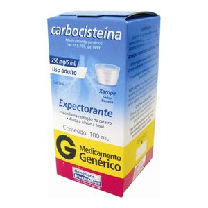 Carbocisteína 50mg/ml Prati Donaduzzi Xarope com 100ml