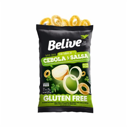 SNACK BELIVE CEBOLA E SALSA 20X35G AV