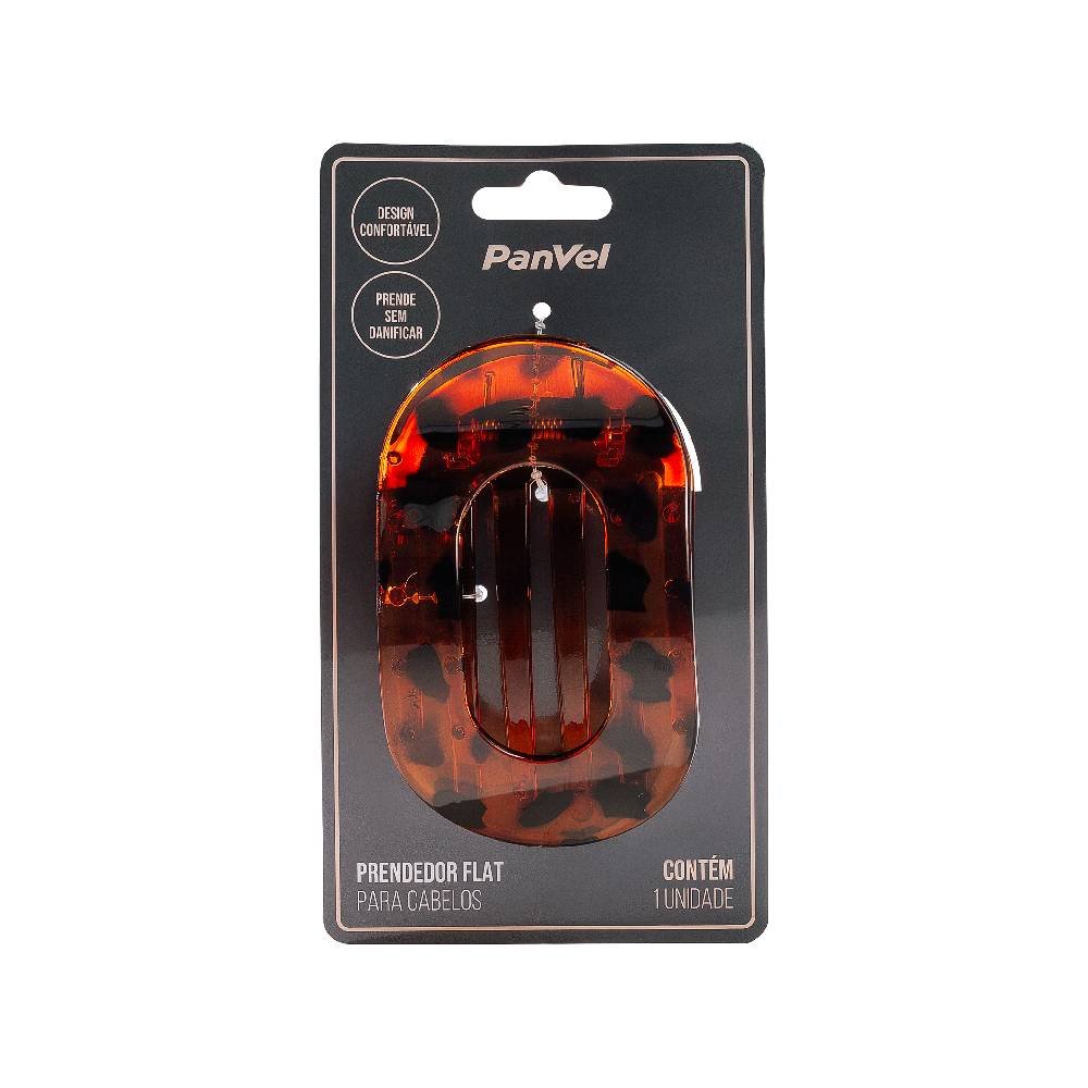 Prendedor Flat De Cabelo Plastico Panvel Tartaruga