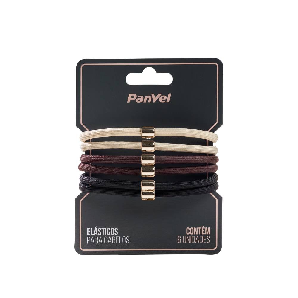 Conjunto Com 6 Elásticos Para Cabelo Panvel
