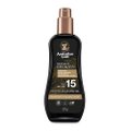 PROTETOR SOLAR AUSTRALIAN GOLD SPRAY GEL COM INSTANT BRONZER FPS 15 237ML