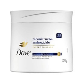 Máscara De Tratamento Capilar 10 Em 1 Dove Reconstrução + aminoácido Expert em Danos 320g
