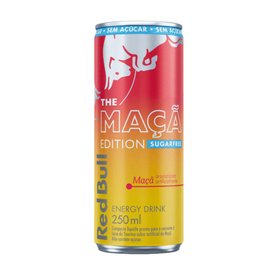 ENERGÉTICO RED BULL MAÇÃ SUGAR FREE 250ML