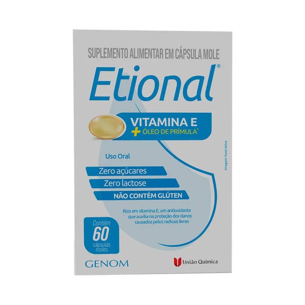 Suplemento Alimentar Etional União Química 60 Cápsulas