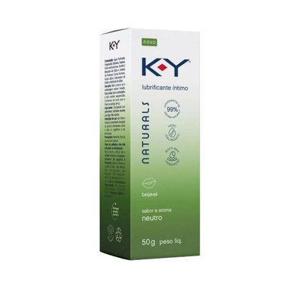LUBRIFICANTE ÍNTIMO K-Y NATURALS NEUTRO 50G