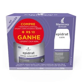 KIT EPIDRAT HIDRATANTE CORPORAL INTENSIVO 500G + HIDRATANTE FACIAL CALM 40ML
