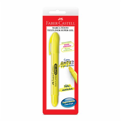 MARCA TEXTO FABER-CASTELL GEL AMARELO