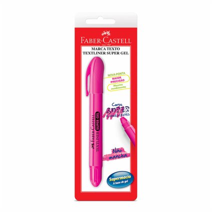 MARCA TEXTO FABER-CASTELL GEL ROSA