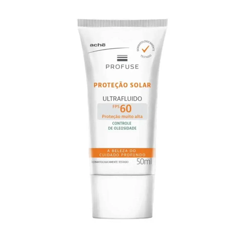 Protetor Solar Facial Profuse Ultrafluido Incolor Fps60 50ml