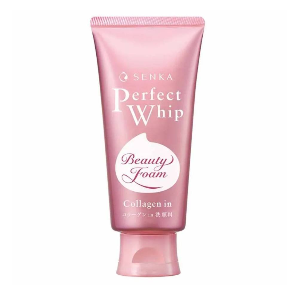 Espuma De Limpeza Facial Senka Perfect Whip Collagen 120g