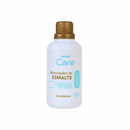 REMOVEDOR DE ESMALTE COM ÓLEO DE ARGAN PANVEL CARE 100ML