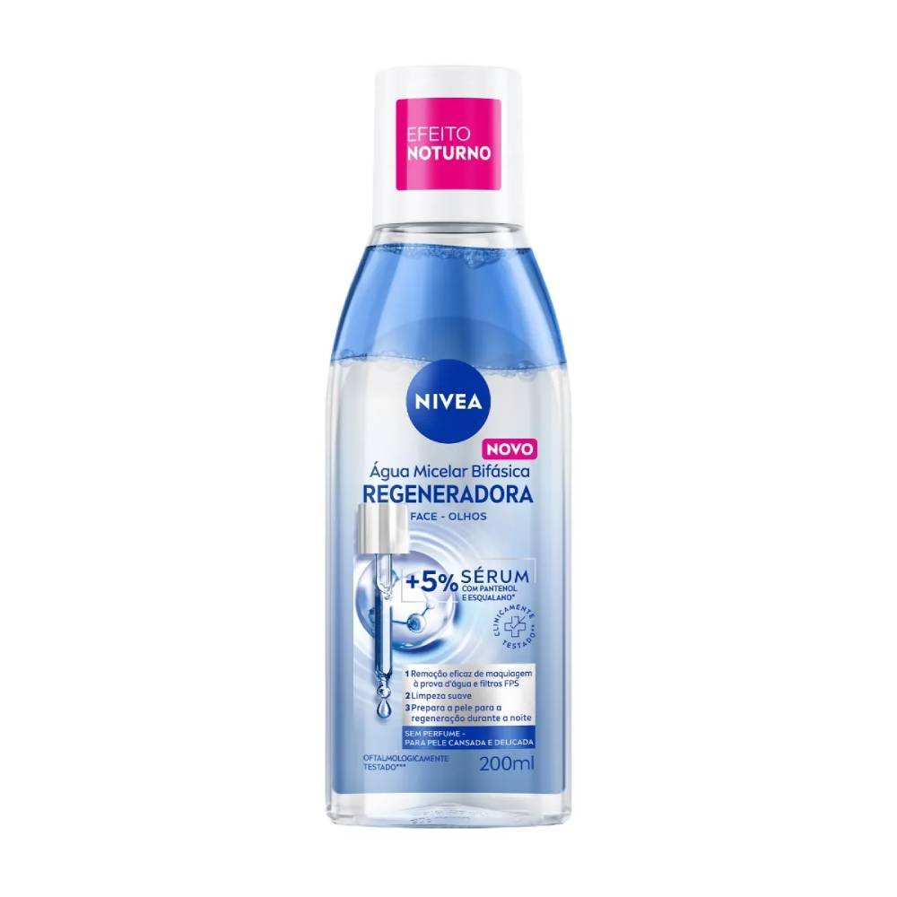 Água Micelar Bifásica Nivea Regeneradora 200ml