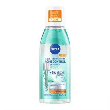 ÁGUA MICELAR BIFÁSICA NIVEA ACNE CONTROL 200ML