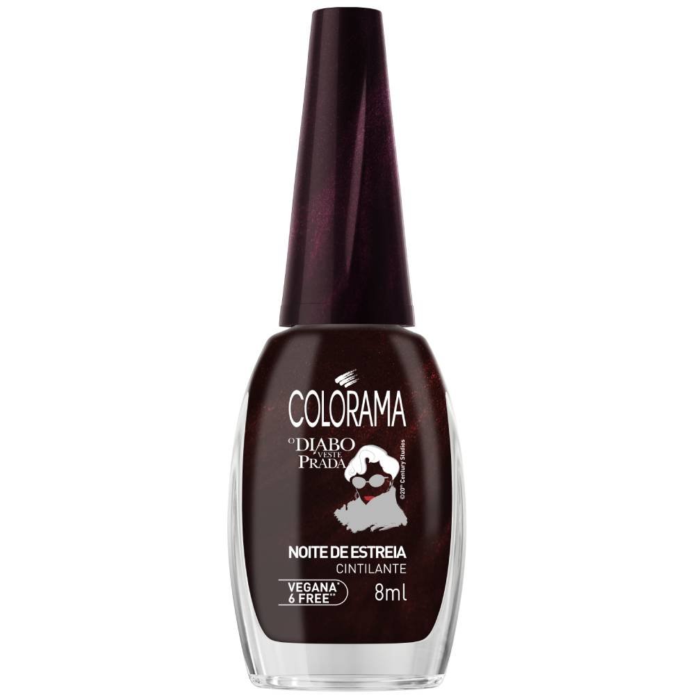 Esmalte Colorama O Diabo Veste Prada Cintilante Noite De Estreia 8ml