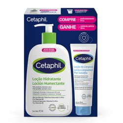 Kit Cetaphil Loção Hidratante Corporal 473ml + Loção De Limpeza Facial 100ml