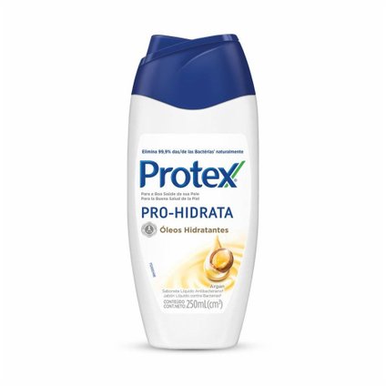 SABONETE LÍQUIDO PARA CORPO PROTEX PRO-HIDRATA ARGAN 250ML