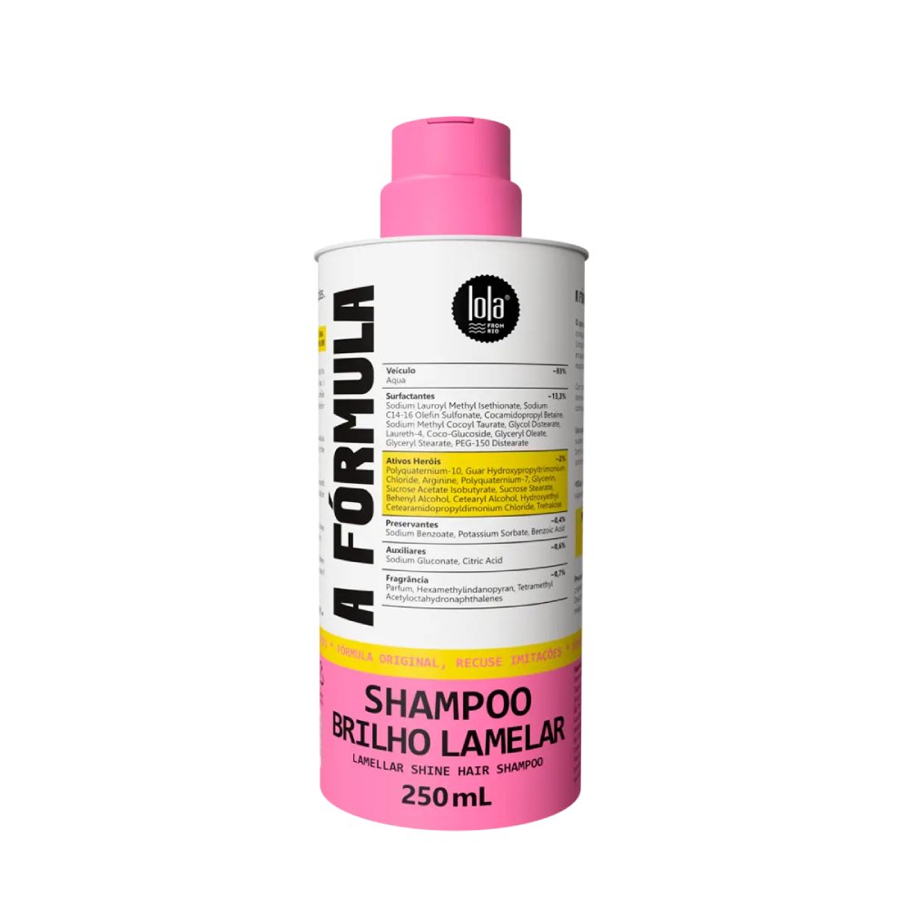 Shampoo Lola Cosmetics A Fórmula Brilho Lamelar 250ml