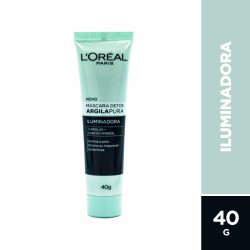 Máscara L'oréal Argila Pura Detox Iluminadora 40g