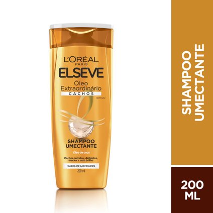 SHAMPOO ELSEVE ÓLEO EXTRAORDINÁRIO CACHOS 200ML
