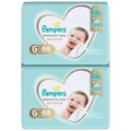 FRALDA PAMPERS PREMIUM CARE G 136 UNIDADES
