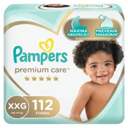Fralda Pampers Premium Care Xxg 112 Unidades