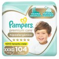 FRALDA PAMPERS PREMIUM CARE XXXG 104 UNIDADES