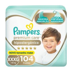 Fralda Pampers Premium Care Xxxg 104 Unidades