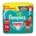 FRALDA PAMPERS PANTS AJUSTE TOTAL XXG 74 UNIDADES