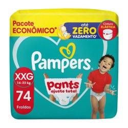 Fralda Pampers Pants Ajuste Total Xxg 74 Unidades