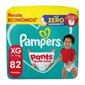 FRALDA PAMPERS PANTS AJUSTE TOTAL XG 82 UNIDADES